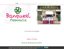 Tablet Screenshot of farmaciabanqueribueno.com